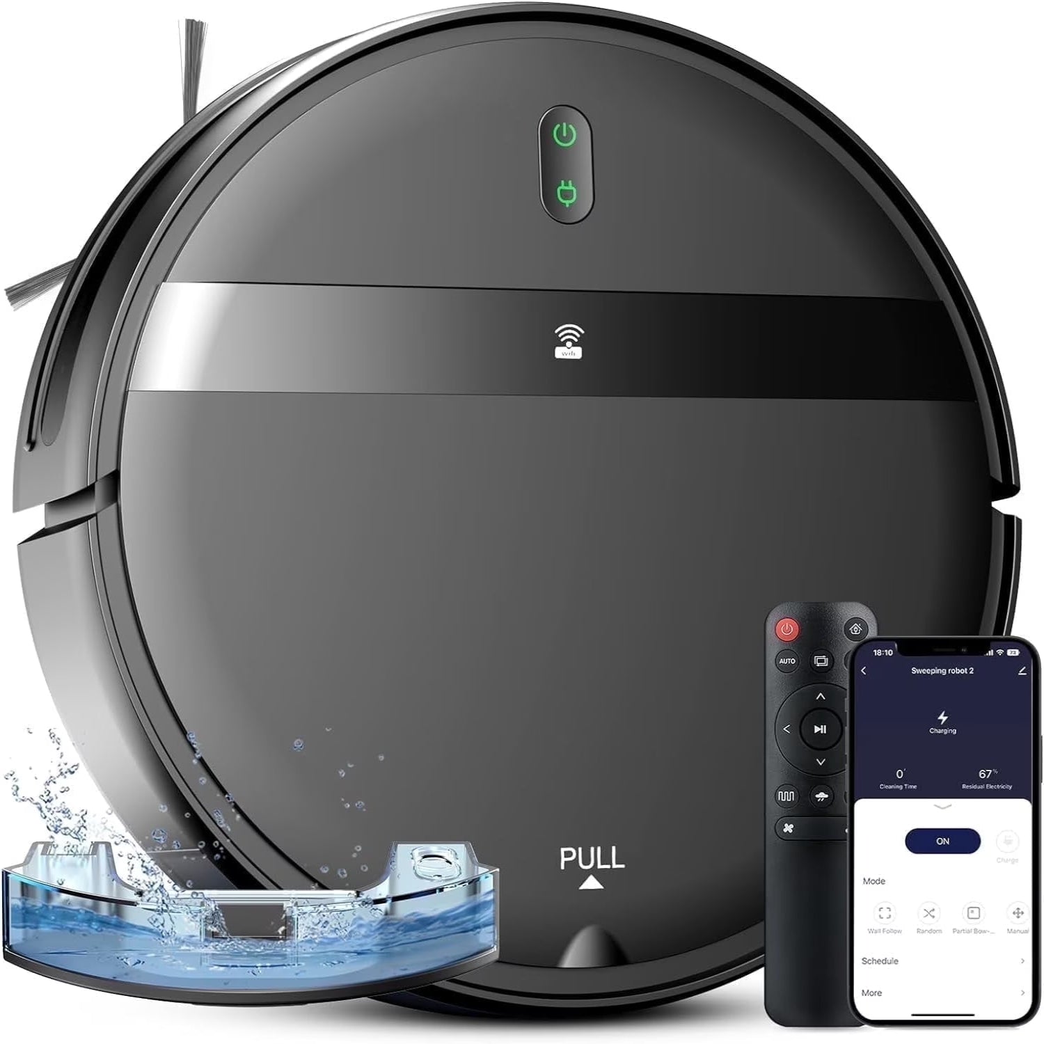 Robot Vacuum Cleaner G20 Vacuum and Mop Combo for Pet Hair Hard Floor, Wifi/Alexa Control